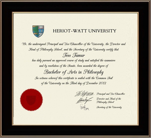 Degree Certificate Template