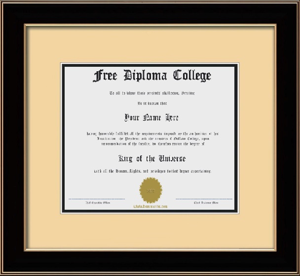 Degree Certificate Template