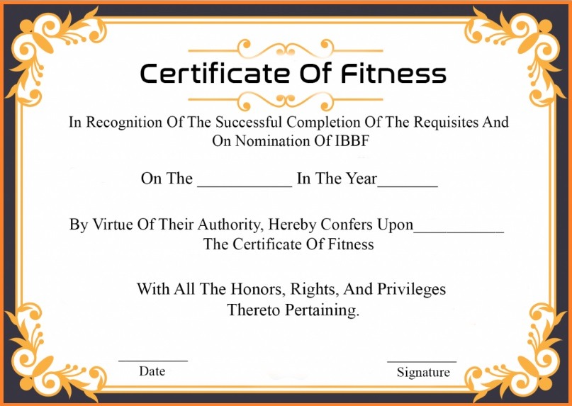 Certificate Of Fitness Malaysia / Certificate Training Malaysia - The