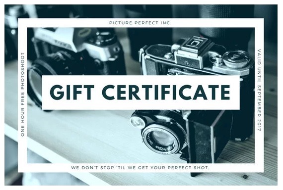 Gift Certificate Template