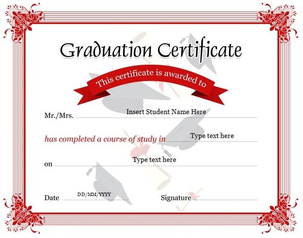 Degree Certificate Template