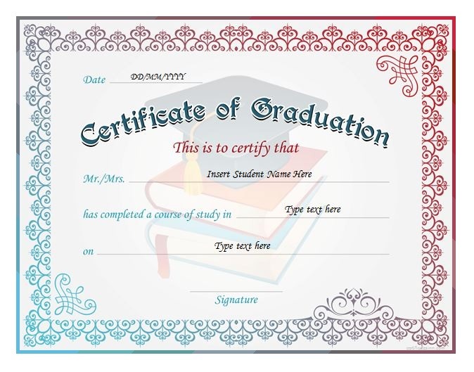Degree Certificate Template