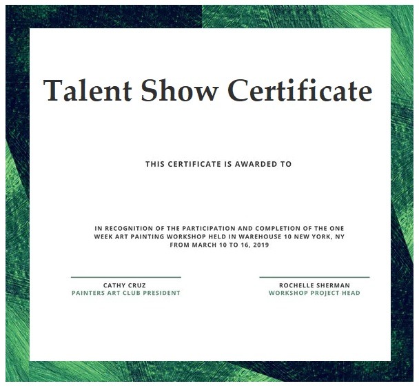 13-talent-show-certificate-templates-free-certificate-templates-in